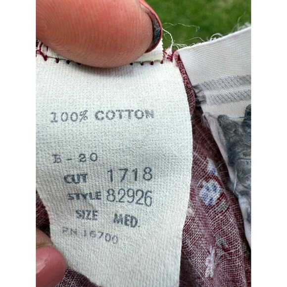 Vintage Loungewear by Barad & Co ILGWU Size Med - Picture 7 of 7